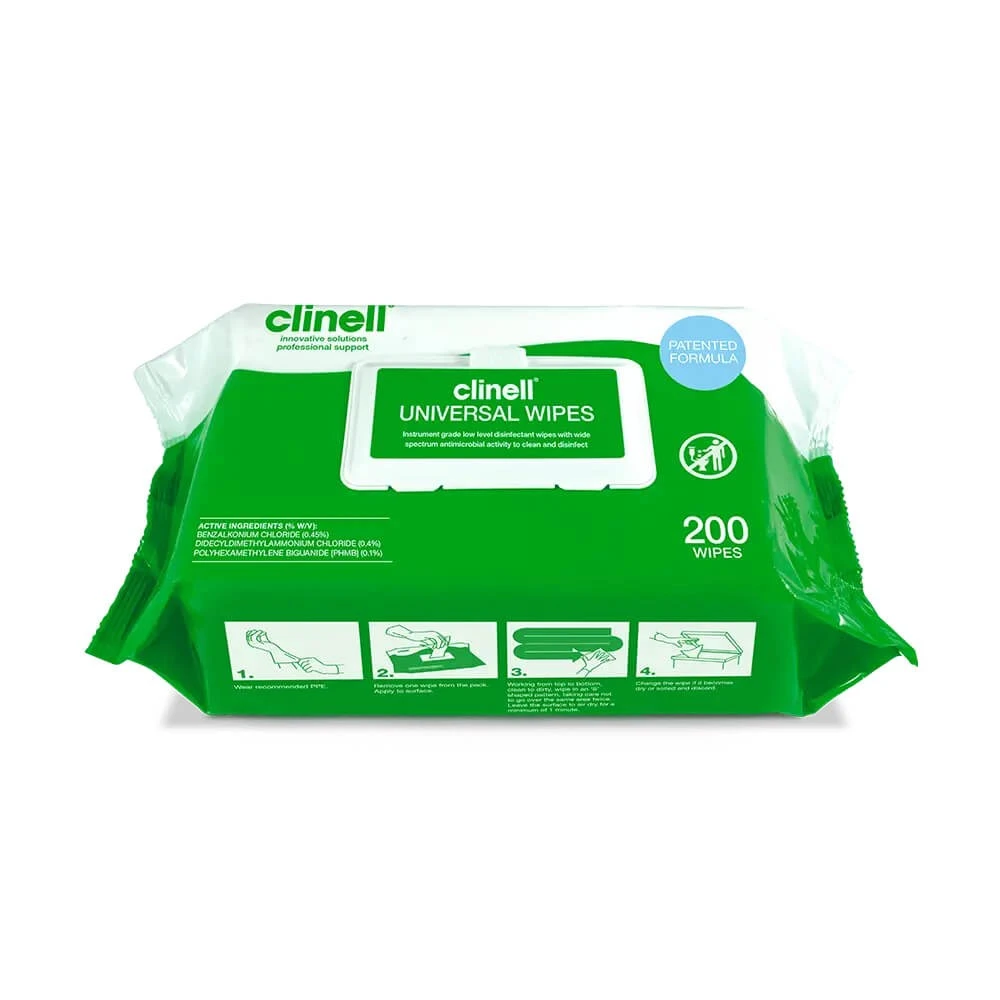 Clinell Universal Wipes (200)