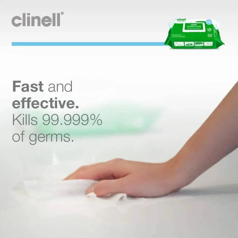 Clinell Universal Wipes (200) - Image 2
