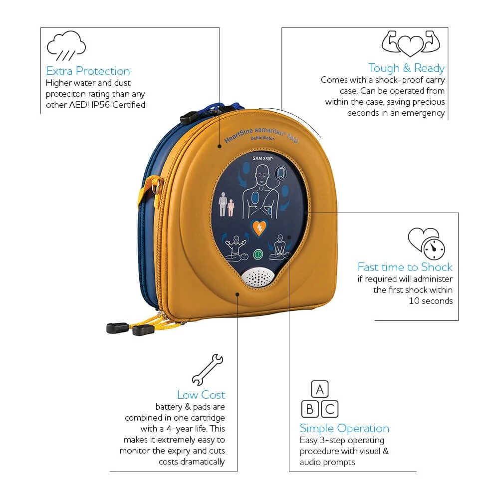 Heartsine Samaritan PAD 350P Defibrillator - Image 3