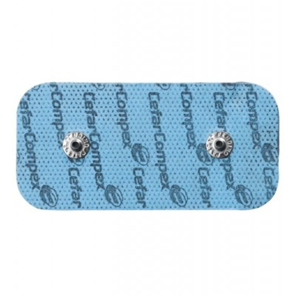 Compex Dual Snap Electrodes 5 X 10cm (2 Pack)