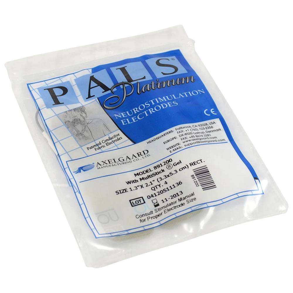 Pals Platinum Electrodes 3.3 X 5.3cm Rectangle (4) - Image 2
