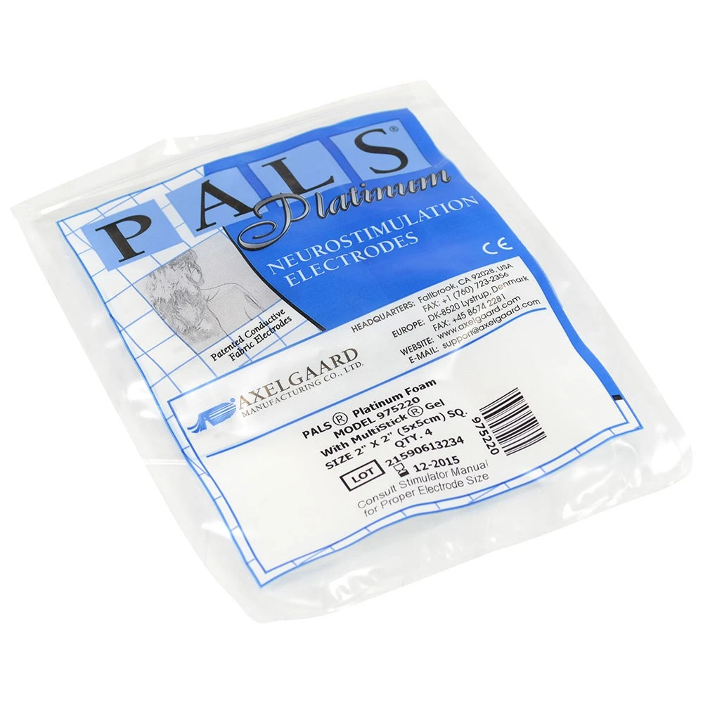 Pals Platinum Foam Electrodes 5 X 5cm Square (4) - Image 2