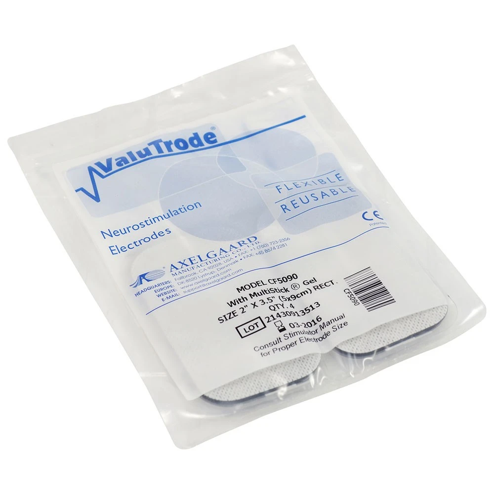 Valutrodes Electrodes 5 X 9cm Rectangle (4) - Image 2
