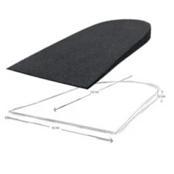 Docpods Heel Raises 10mm High - Long Length (Pack Of 10 Pairs)