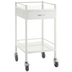 Pacific Medical Powder Coated Trolley [One Drawer]