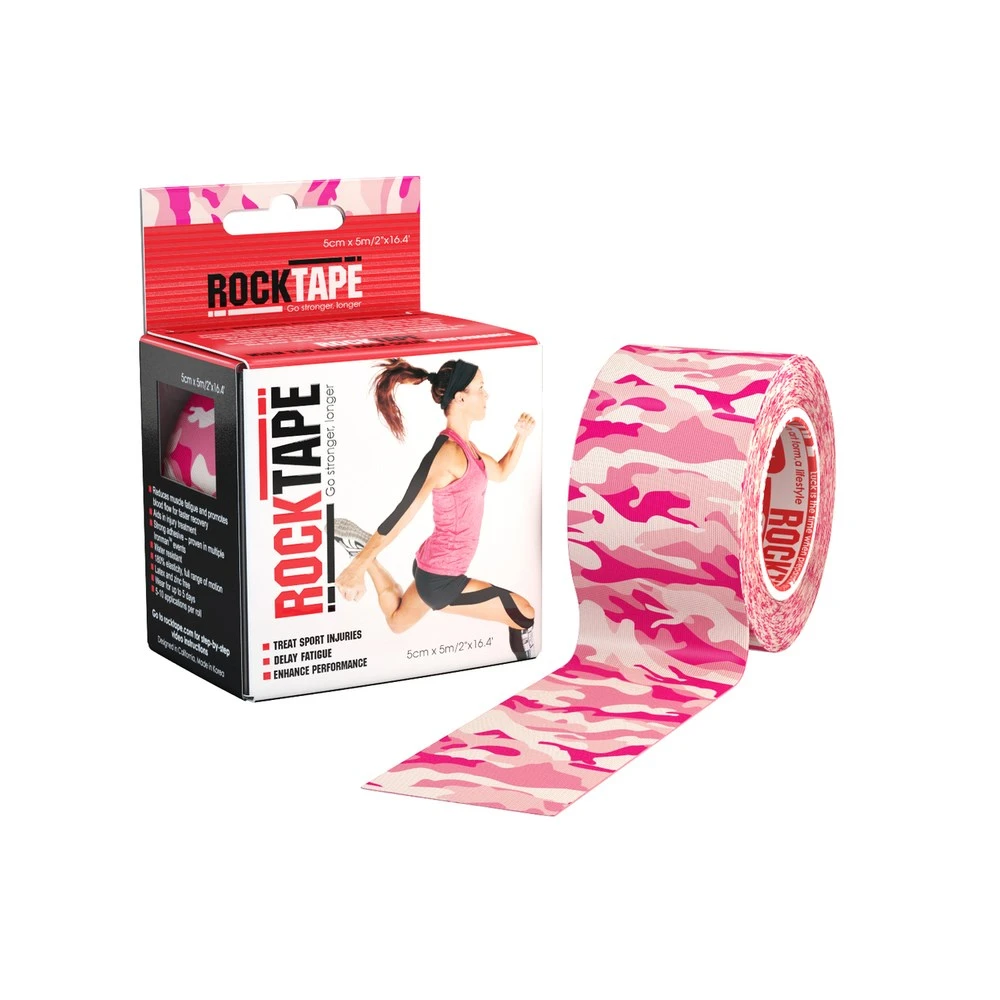 RockTape 5cm X 5m Camo Pink